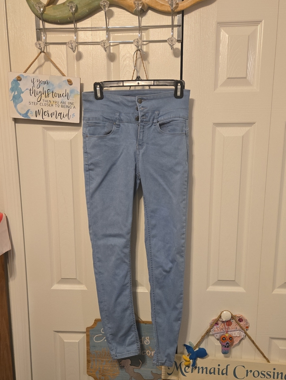 Wax Jean Light Blue High-Rise Women’s Jeggings
